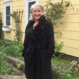 Calvin Klein coat-wool blend! Warm but light.